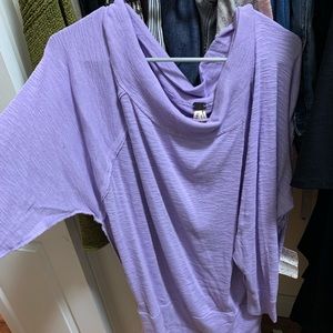 Free People lavender shirt